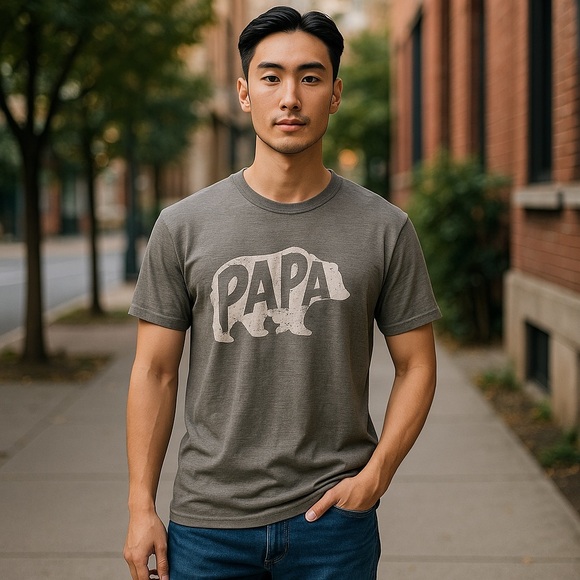 Other - NWT Unisex Jane Marie Men’s PAPA BEAR T- Shirt Size Small